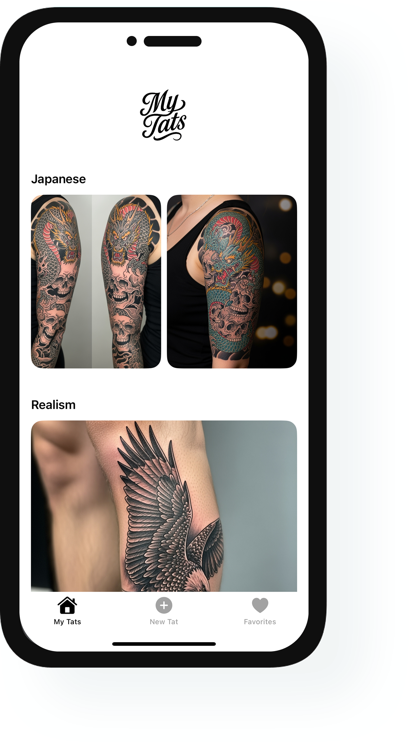 Tattoo AI app screenshot